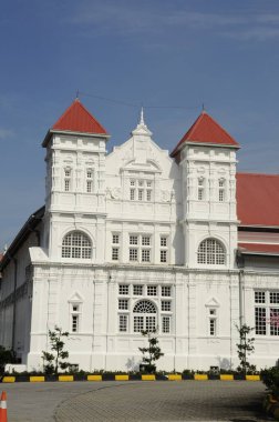TAIPING, PERAK, MALAYSIA JANUARY, 2014: Perak Müzesi Taiping, Perak, Malezya 'da bulunan bir halk müzesidir. Malezya 'nın ilk ve en eski müzesidir. 1883 'te kuruldu.. 