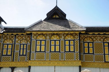 KUALA KANGSAR, MALAYSIA -JANUARY, 2014: Istana Kenangan, Malezya 'nın başkenti Kuala Kangsar' da bir kraliyet ikametgahıydı. 1926 'da Sultan Iskandar Shah için inşa edildi. Bugün Perak Kraliyet Müzesi 'ne ev sahipliği yapmaktadır..