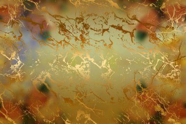 Sanat eserleri için Altın Soyut Dekoratif Kağıt Dokusu- İllüstrasyon