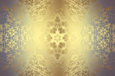 Sanat eserleri için Altın Soyut Dekoratif Kağıt Dokusu- İllüstrasyon