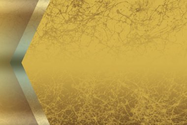 Sanat eserleri için Altın Soyut Dekoratif Kağıt Dokusu- İllüstrasyon