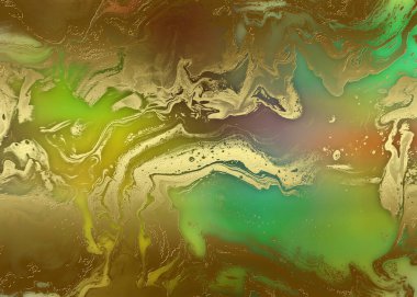 Sanat eserleri için Altın Soyut Dekoratif Kağıt Dokusu- İllüstrasyon