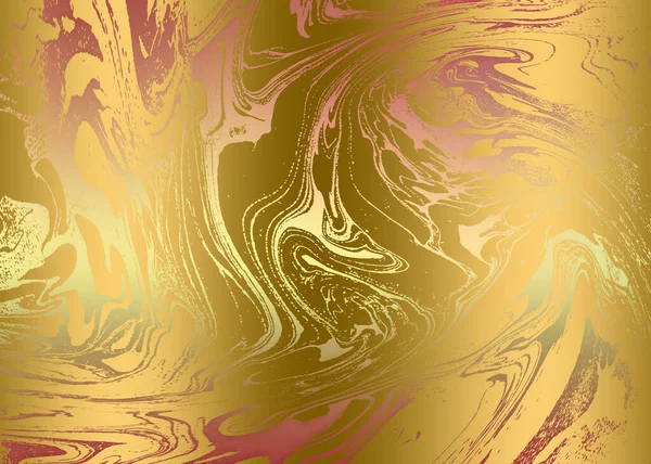 Golden Abstract Dekoracyjne Tło Tekstury Papieru Grafiki Ilustracja — Zdjęcie stockowe