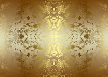 Sanat eserleri için Altın Soyut Dekoratif Kağıt Dokusu- İllüstrasyon