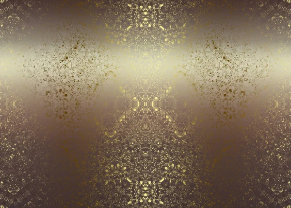 Golden Abstract Decoratieve Papieren Textuur Achtergrond Voor Kunstwerken Illustratie — Stockfoto