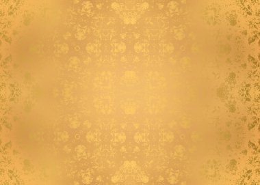 Sanat eserleri için Altın Soyut Dekoratif Kağıt Dokusu- İllüstrasyon