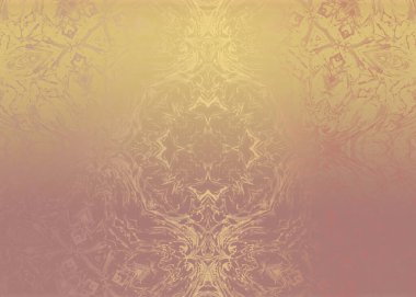 Sanat eserleri için Altın Soyut Dekoratif Kağıt Dokusu- İllüstrasyon