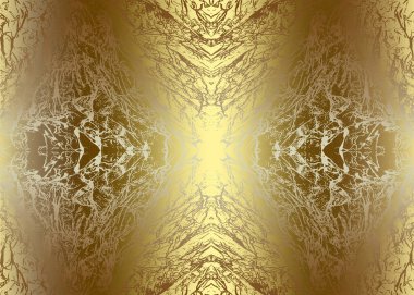 Sanat eserleri için Altın Soyut Dekoratif Kağıt Dokusu- İllüstrasyon