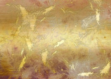 Sanat eserleri için Altın Soyut Dekoratif Kağıt Dokusu- İllüstrasyon