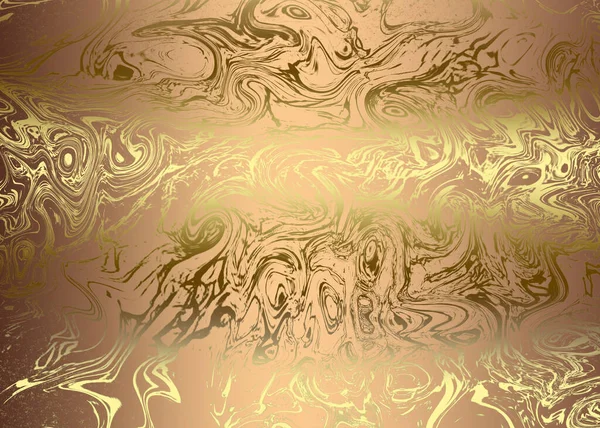 Golden Astratto Sfondo Carta Decorativa Texture Opere Arte Illustrazione — Foto Stock