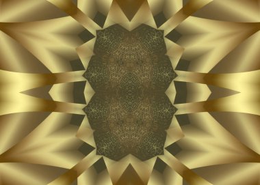 Sanat eserleri için Altın Soyut Dekoratif Kağıt Dokusu- İllüstrasyon