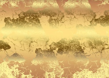 Sanat eserleri için Altın Soyut Dekoratif Kağıt Dokusu- İllüstrasyon