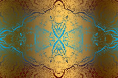 Sanat eserleri için Altın Soyut Dekoratif Kağıt Dokusu- İllüstrasyon