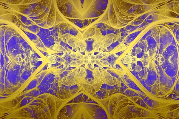 Sanat eserleri için Altın Soyut Dekoratif Kağıt Dokusu- İllüstrasyon