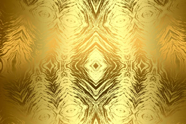 Golden Abstract Decorative Paper Texture Background Artwork Illustration — Stock Photo, Image