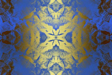 Sanat eserleri için Altın Soyut Dekoratif Kağıt Dokusu- İllüstrasyon