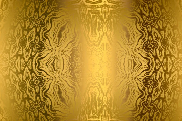 Golden Abstrakt Dekorativa Papper Textur Bakgrund För Konstverk Illustration — Stockfoto