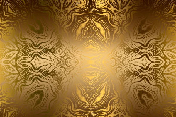 Golden Abstract Decorative Paper Texture Background Artwork Illustration — Stock Photo, Image