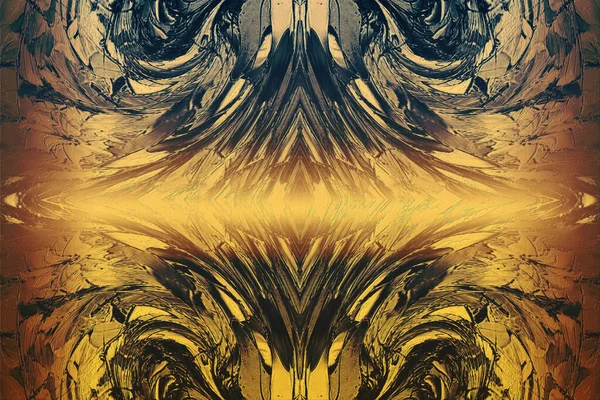 Golden Abstract Dekoracyjne Tło Tekstury Papieru Grafiki Ilustracja — Zdjęcie stockowe