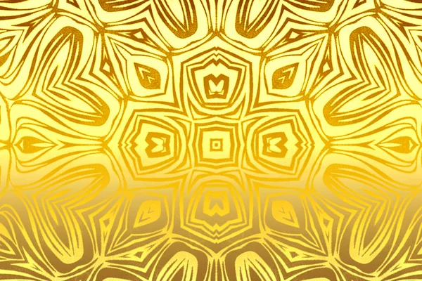 Golden Abstract Decorative Paper Texture Background Artwork Illustration — Stock Photo, Image