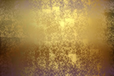 Sanat eserleri için Altın Soyut Dekoratif Kağıt Dokusu- İllüstrasyon