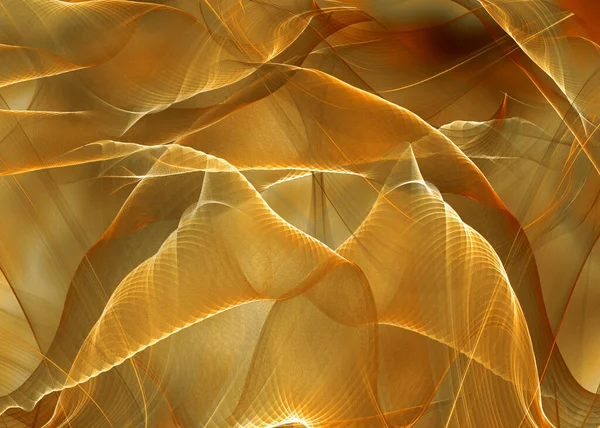 Golden Abstract Decorative Paper Texture Background Artwork Illustration — Stock Photo, Image