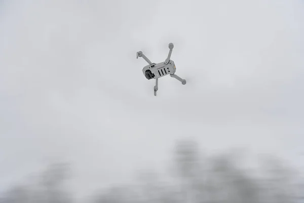 Drone flying in the sky. — Stock Photo, Image