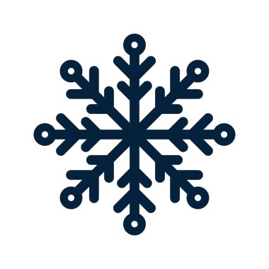 Kar Tanesi Silueti. Noel ve Kış Geleneksel logo, web, baskı, çıkartma, amblem, etiket, rozet, selamlama ve davetiye kartı tasarımı ve dekorasyonu simgesi