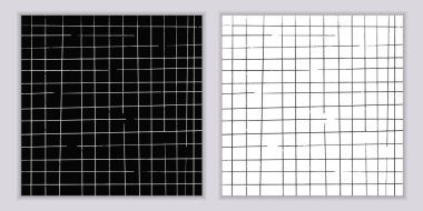 Siyah ve beyaz çizgilerin geometrik desenleri geriye dönük. Modern minimalist tasarım için vektör arkaplanı.