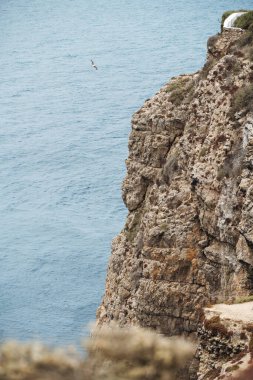 Cliffs at Cabo de Sao Vicente. Algarve Portugal. High quality photo