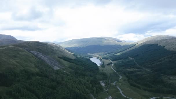 Drone Della West Highland Way Scozia Filmati Alta Qualità — Video Stock