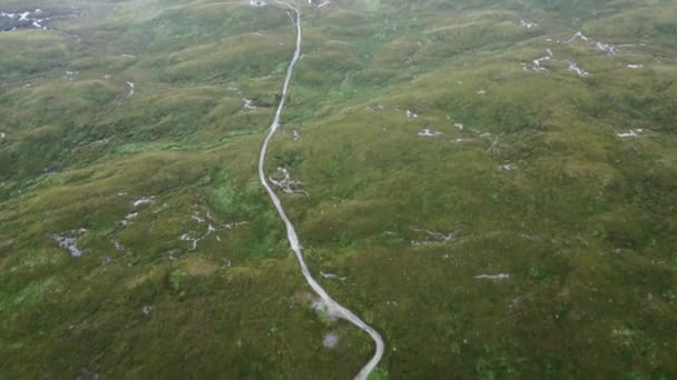 苏格兰西部高地道的无人机拍摄 高质量的4K镜头 — 图库视频影像