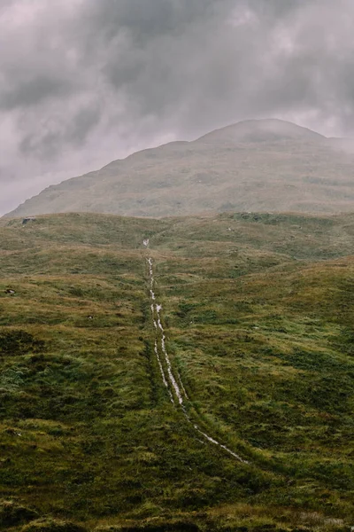 West Highland Way in Scotland. rainy wheather. High quality photo
