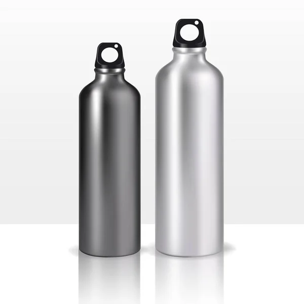 Eco Camping Wasserflaschen-Attrappe — Stockvektor