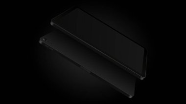 Kara Tablet Modeli. Karanlık Tema