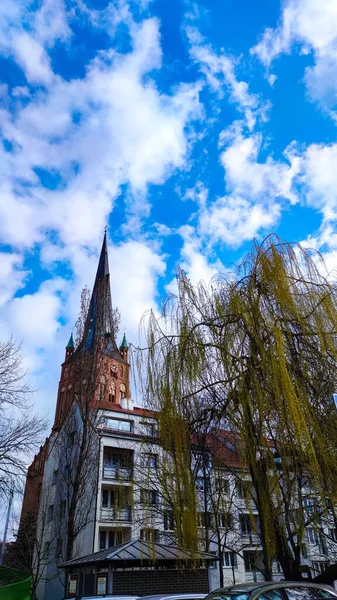 Città Vecchia Polonia Architettura Vecchia Cattedrale Architettura — Foto Stock