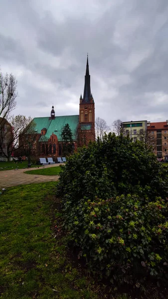 Città Vecchia Polonia Architettura Vecchia Cattedrale Architettura — Foto Stock