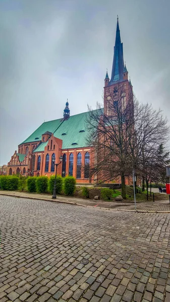 Стара Архітектура Міста Польщі Місті Щецині — стокове фото