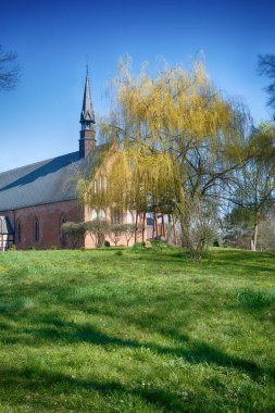 Polonya 'nın Szczecin şehrindeki eski şehir mimarisi