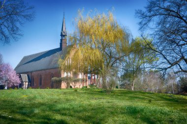 Polonya 'nın Szczecin şehrindeki eski şehir mimarisi