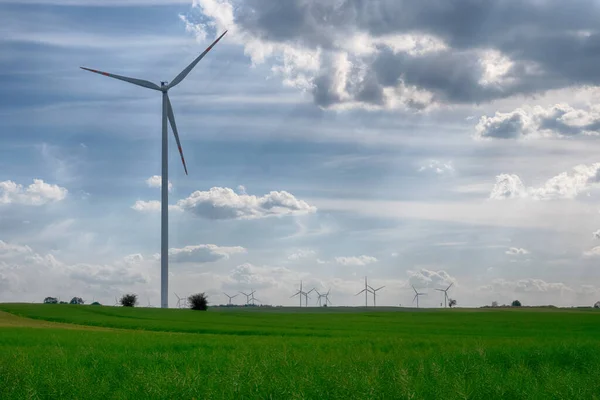 Alternative Type Electrical Generation Using Wind Power Generator — Stock Fotó