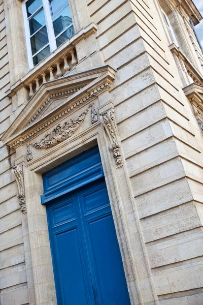 Fassade Einer Klassischen Französischen Villa Der Stadt Bordeaux — Stockfoto