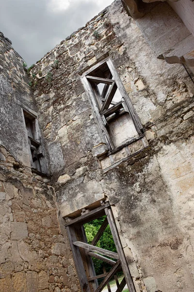 Ruine Einem Dorf Südwesten Frankreichs — Stockfoto