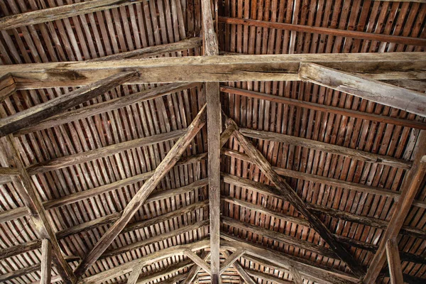Крупним Планом Стара Дерев Яна Рамка — стокове фото