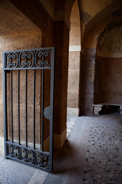Interior Porche Una Antigua Villa Romana — Foto de Stock