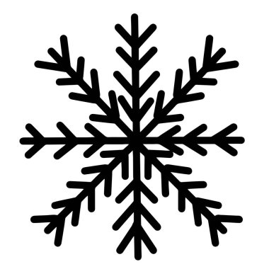 Kar tanesi beyaz arka plan, Noel tasarım koleksiyonu. Vektör illüstrasyonu, Festivalsel çizim.