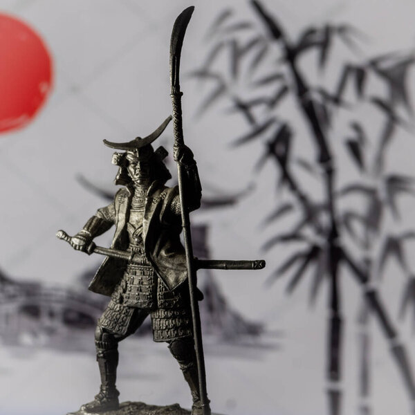 soldier samurai japan macrophoto. High quality photo