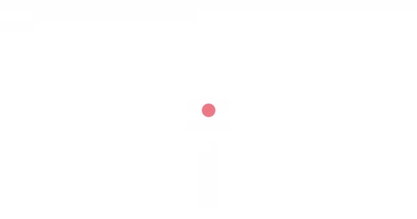 Проста Анімація Зони Болю Анімація Позначення Червоної Плями — стокове відео