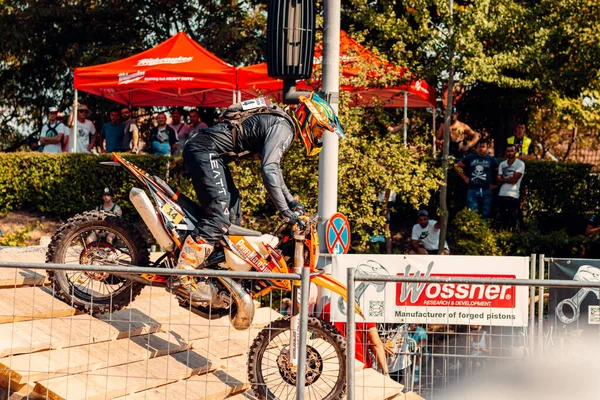 Sibiu Romania July 2022 Red Bull Romaniacs Prolog Road Hard —  Fotos de Stock