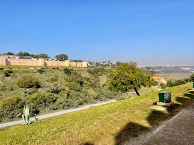 Baharda Rabat 'ta halka açık bir park